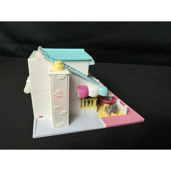 Vtg 1993 BlueBird Pizzeria PIZZA Parlor Light Up Pollyville Play Set w/ 3 Dolls - Picture 11 of 13